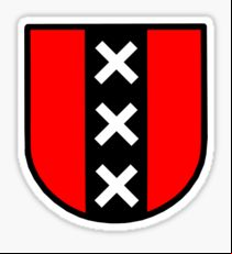 amsterdam triple holland netherlands sticker