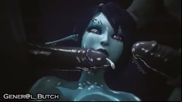 big titted blue elf fucked
