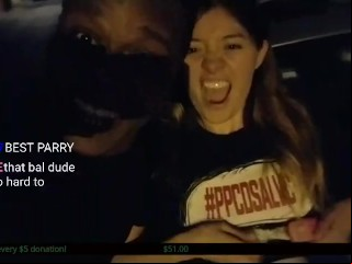 twitch streamer keitaro gets a mexican chick to flash her tits