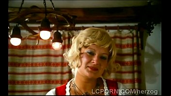 vintage blonde waitress gets her sweet pussy